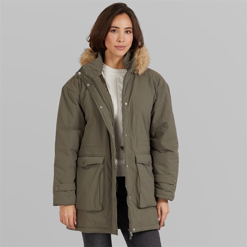 True North Dame Majlis Parka Army Grøn