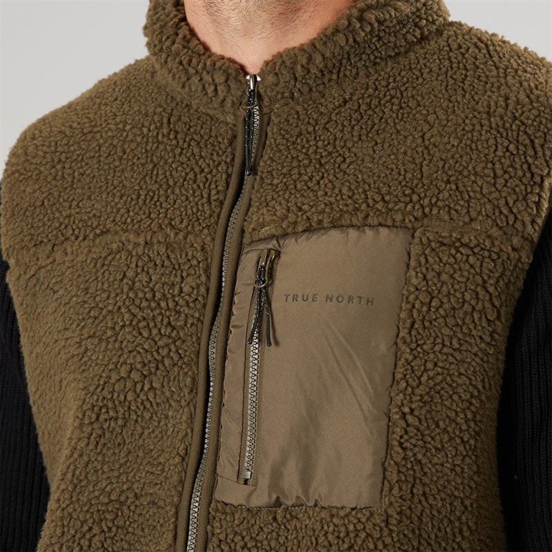True North Herre Pile Vest Tarmac - Billede 3