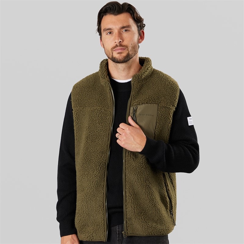 True North Herre Pile Vest Tarmac - Billede 5