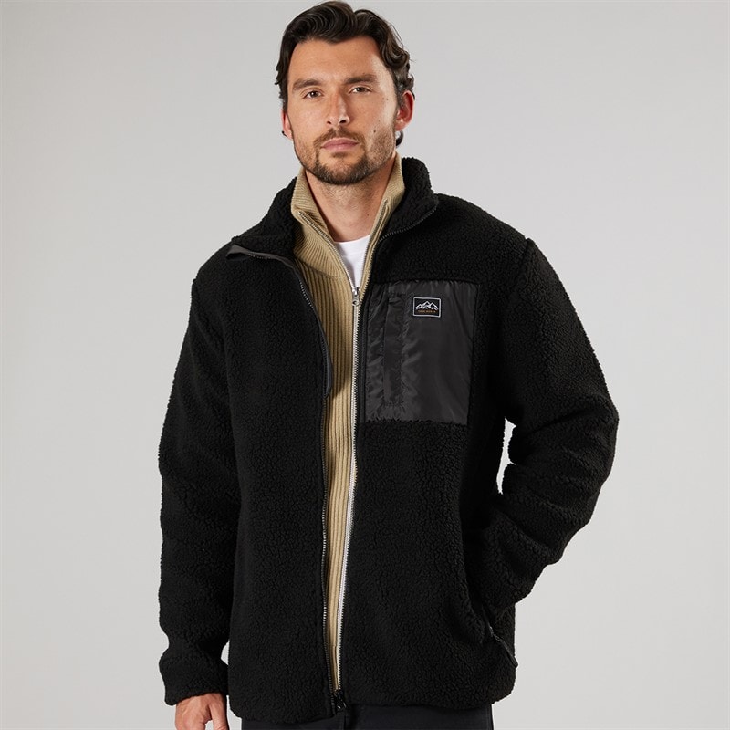 True North Herre Pile Jakke Sort