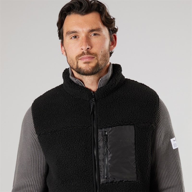 True North Herre Pile Vest Sort - Billede 3