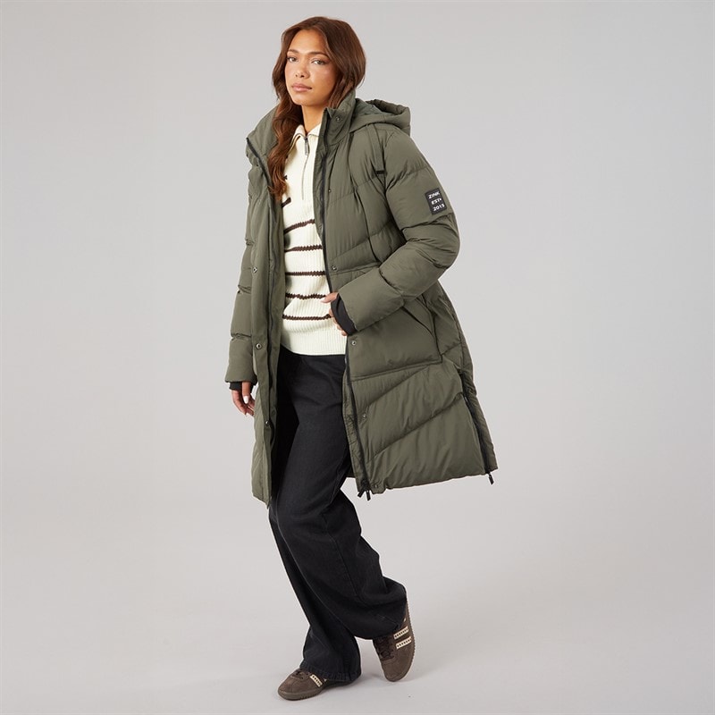 True North Dame Barbro Frakke Mørk Grøn Dk-Green - Billede 4