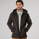 True North Herre Flatfleece Jakke Sort
