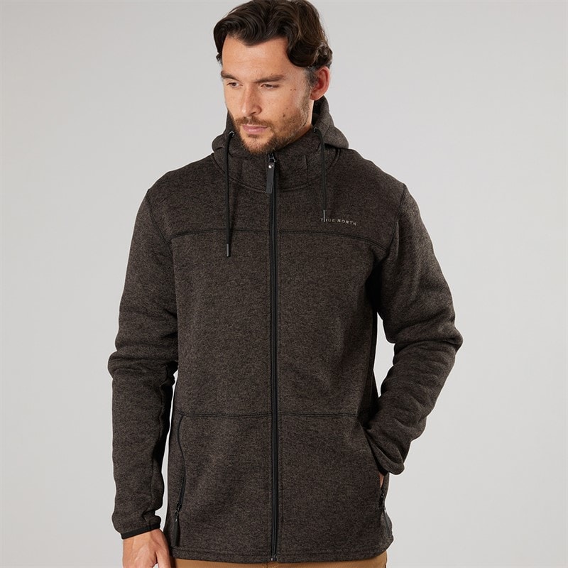 True North Herre Flatfleece Jakke Sort - Billede 3
