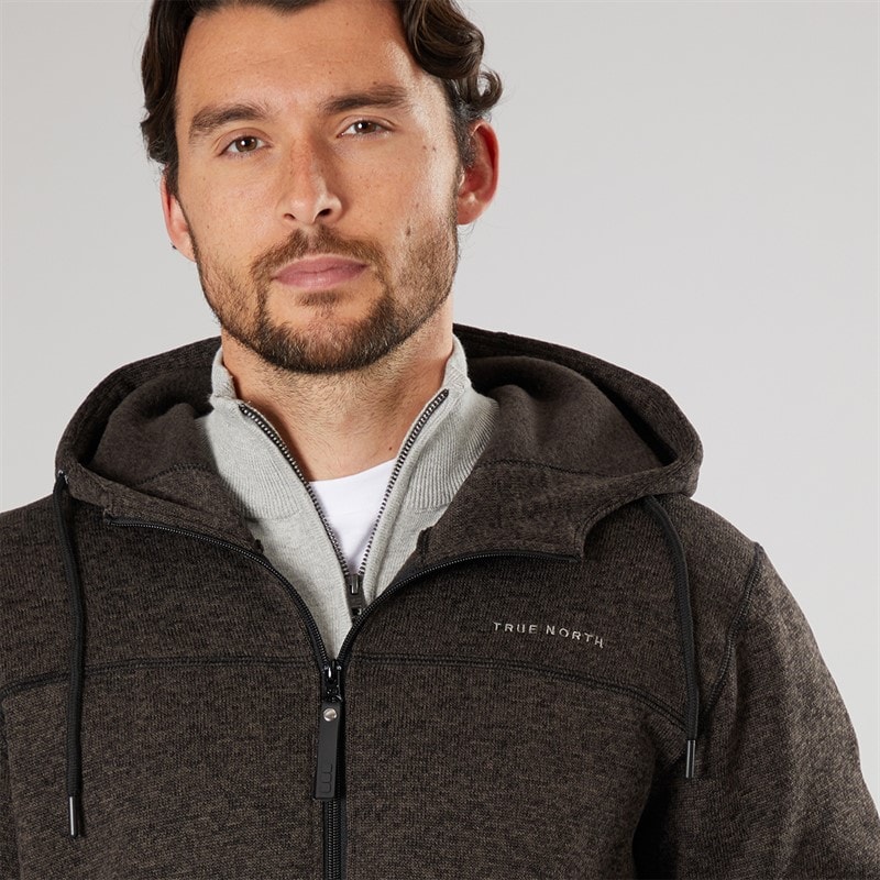 True North Herre Flatfleece Jakke Sort - Billede 5
