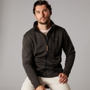 True North Herre Flatfleece Jakke Sort