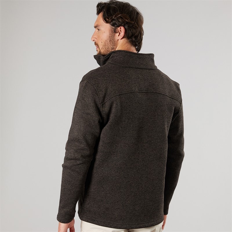 True North Herre Flatfleece Jakke Sort - Billede 2