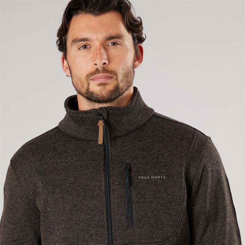 True North Herre Flatfleece Jakke Sort - Billede 3