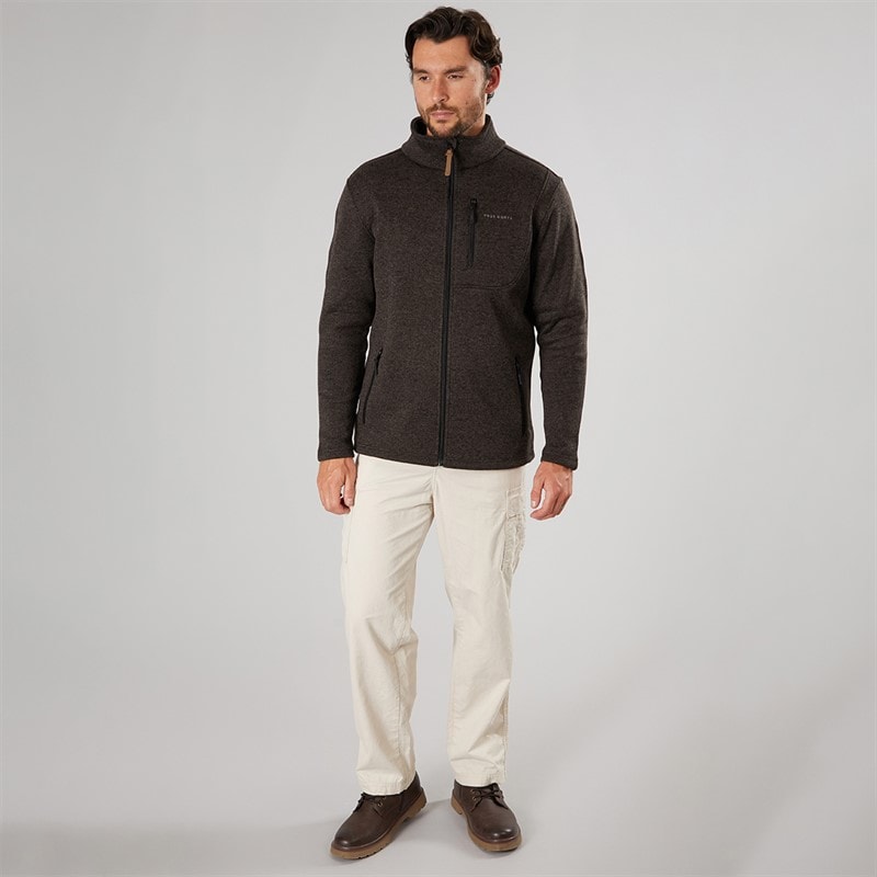 True North Herre Flatfleece Jakke Sort - Billede 4