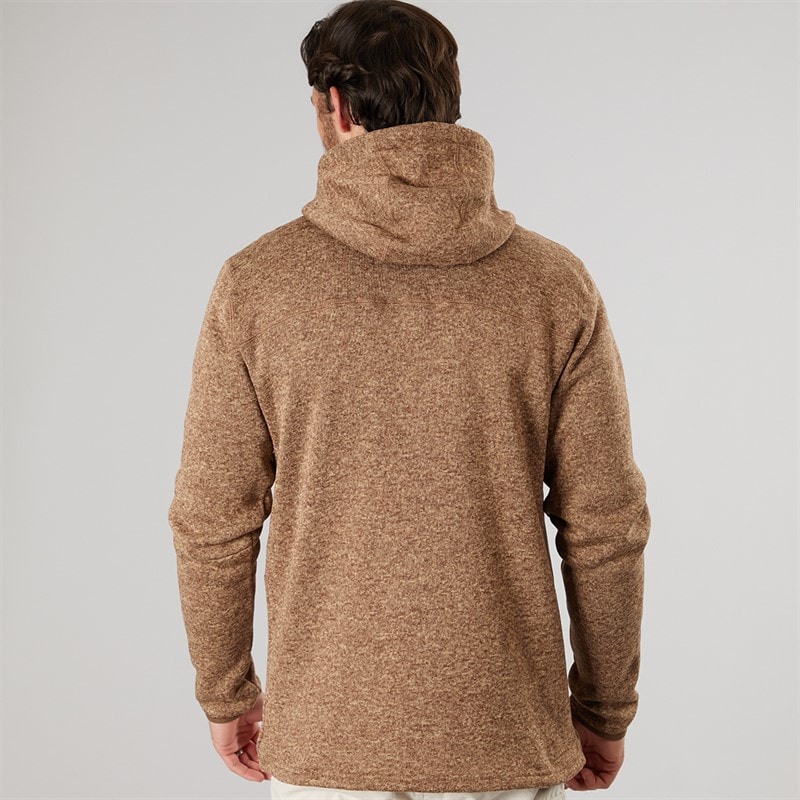 True North Herre Flatfleece Jakke Bark - Billede 2