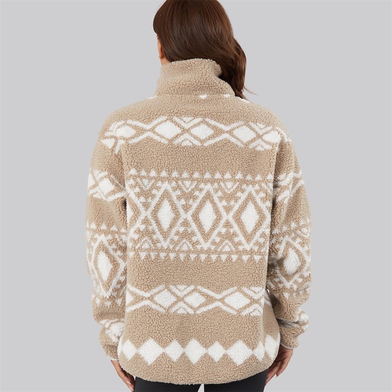 True North Dame Cissi Fleece Beige Comb - Billede 2