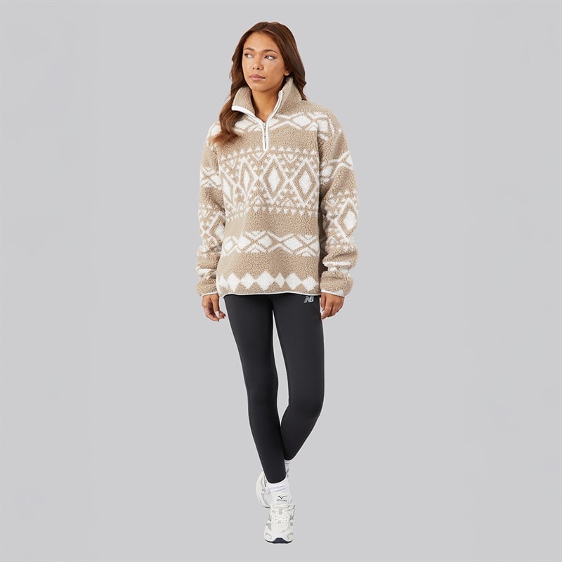 True North Dame Cissi Fleece Beige Comb - Billede 4