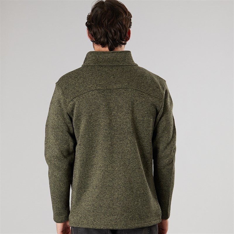 True North Herre Flatfleece Jakke Dusty Olive - Billede 2