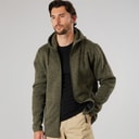 True North Herre Flatfleece Jakke Dusty Olive