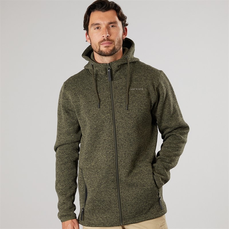 True North Herre Flatfleece Jakke Dusty Olive - Billede 3