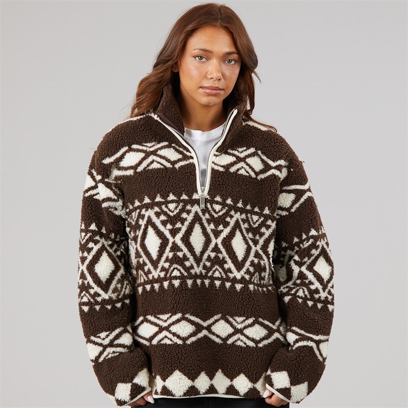 True North Dame Cissi Fleece Brown Comb - Billede 1