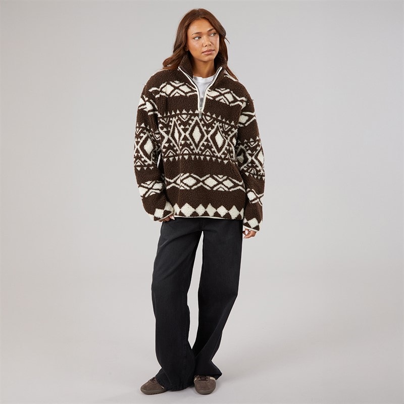 True North Dame Cissi Fleece Brown Comb - Billede 4