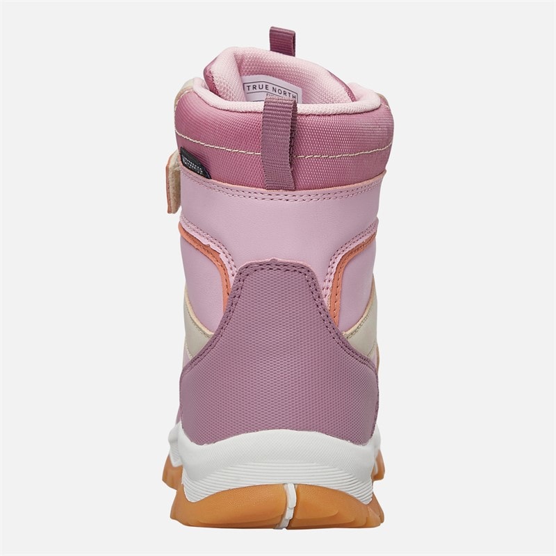 True North Børne vandtætte snefnug støvler Soft Pink - Billede 3