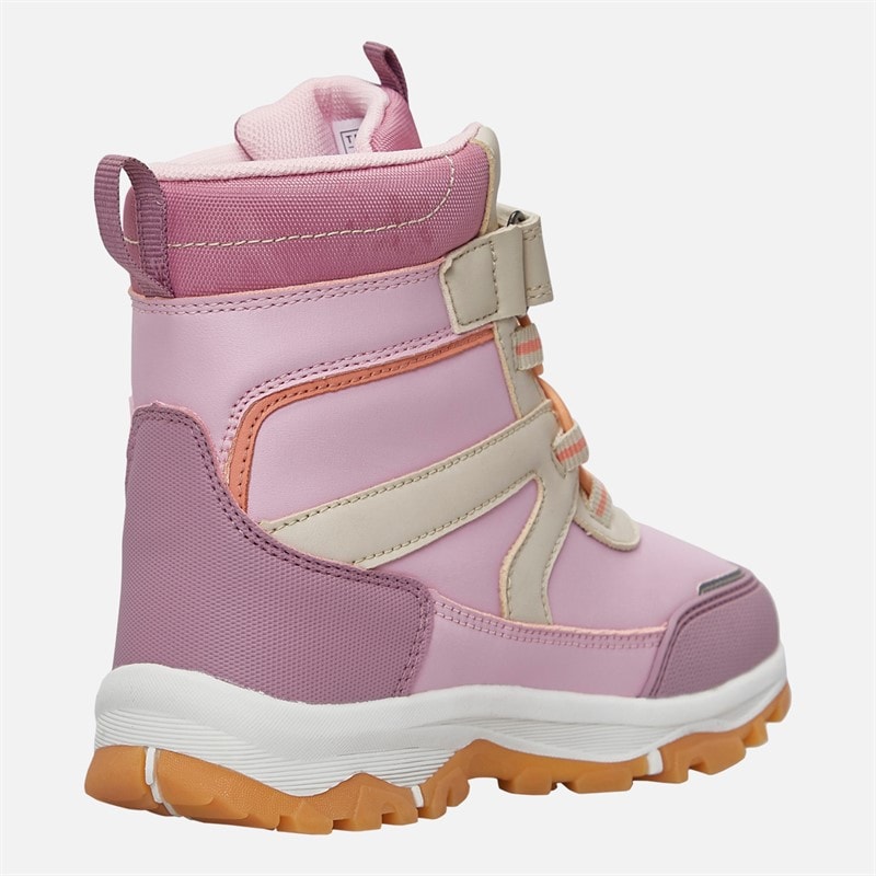 True North Børne vandtætte snefnug støvler Soft Pink - Billede 5
