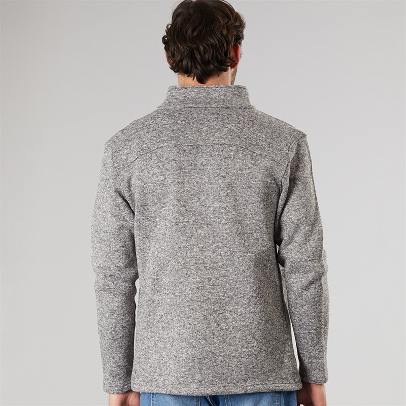 True North Herre Flatfleece jakke mørkegrå Dk-Grey - Billede 2