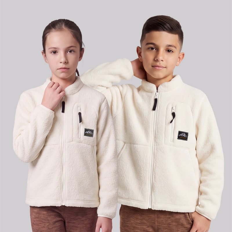 True North Børne fleecetrøje Coconut
