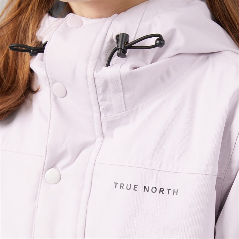 True North Piger Stræk Vandtæt Anorak Jakke Orkidé - Billede 5