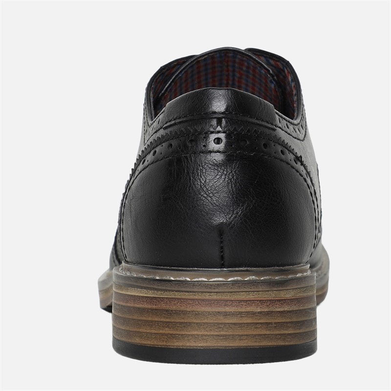 Ben Sherman Herre Triumph II Brogues Sort - Billede 4