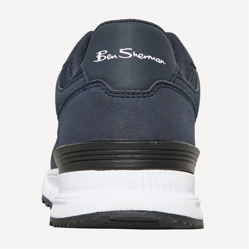 Ben Sherman Herre Fowler Sneakers Blå - Billede 3