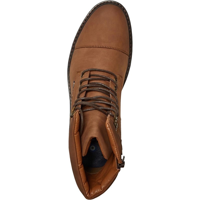 Ben Sherman Herre Bonneville Brogue Støvler Karamel - Billede 4