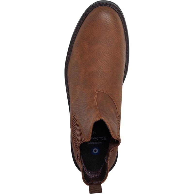 Ben Sherman Herre Vincent Chelsea Støvler Brun - Billede 4