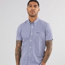 Ben Sherman Herre Skjorter med korte ærmer Mørk Blå