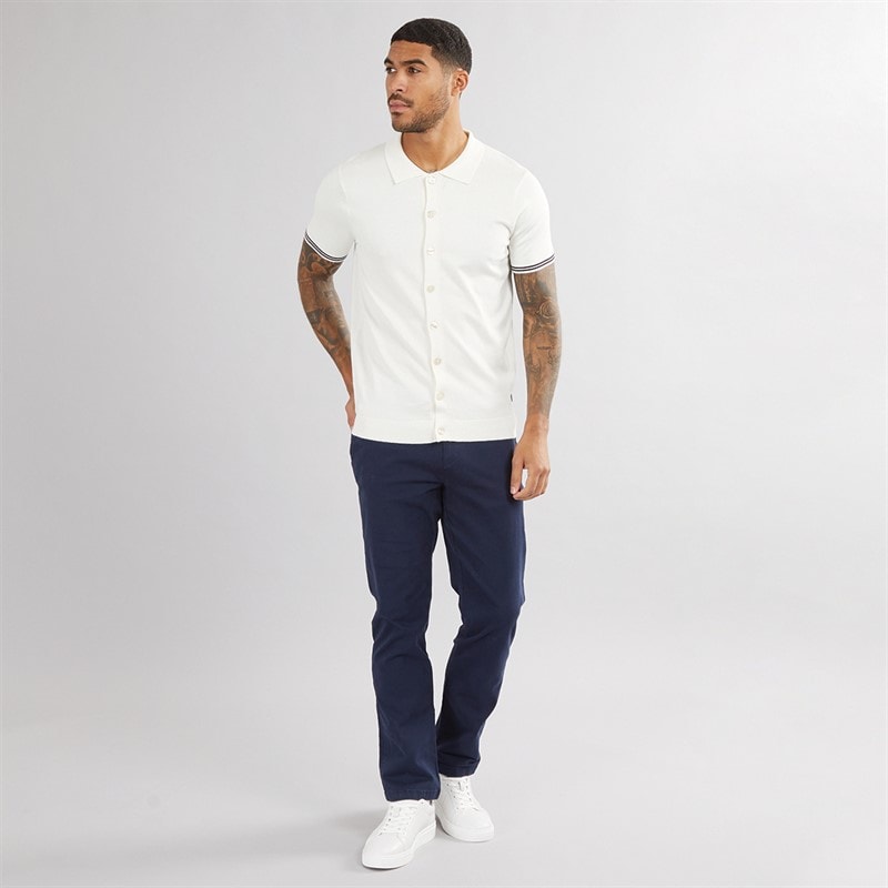 Ben Sherman Herre Chino bukser Mørk Marineblå - Billede 4