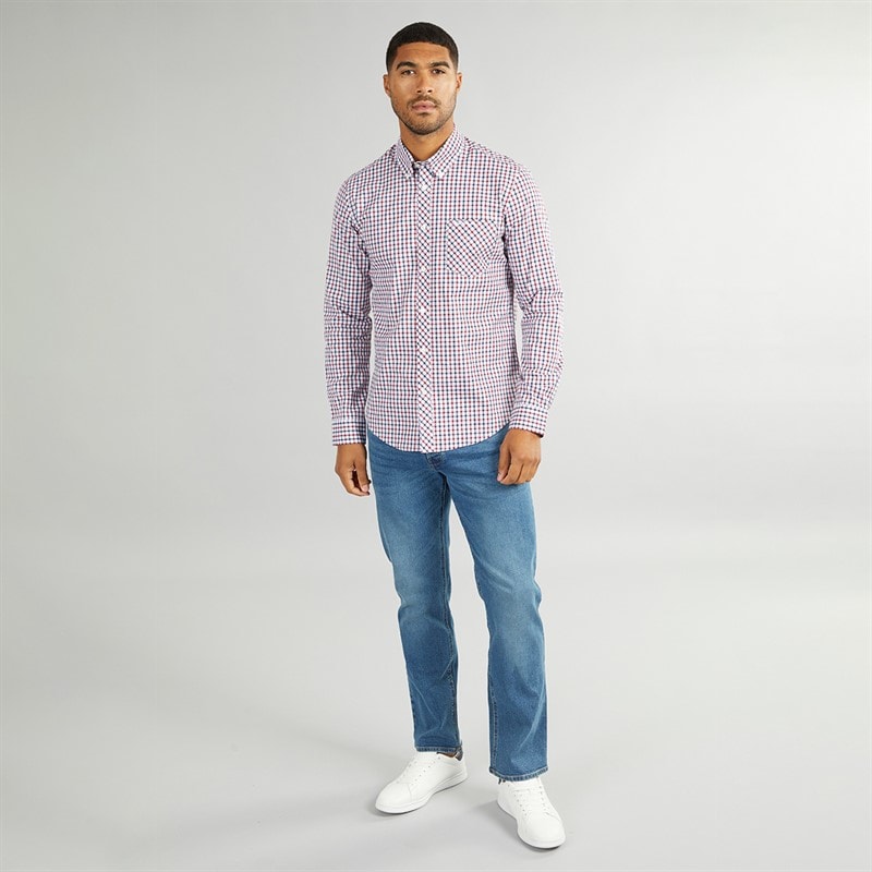 Ben Sherman Herre House Langærmet shirts Flerfarvet - Billede 4