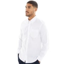 Ben Sherman Herre Oxford Langærmet shirts Hvid