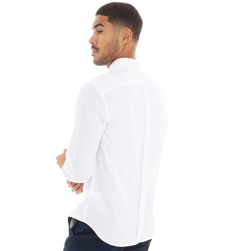 Ben Sherman Herre Oxford Langærmet shirts Hvid - Billede 2