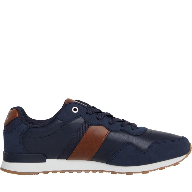 Ben Sherman Herre Owen Retro Træningssko Blå/Tan - Billede 5