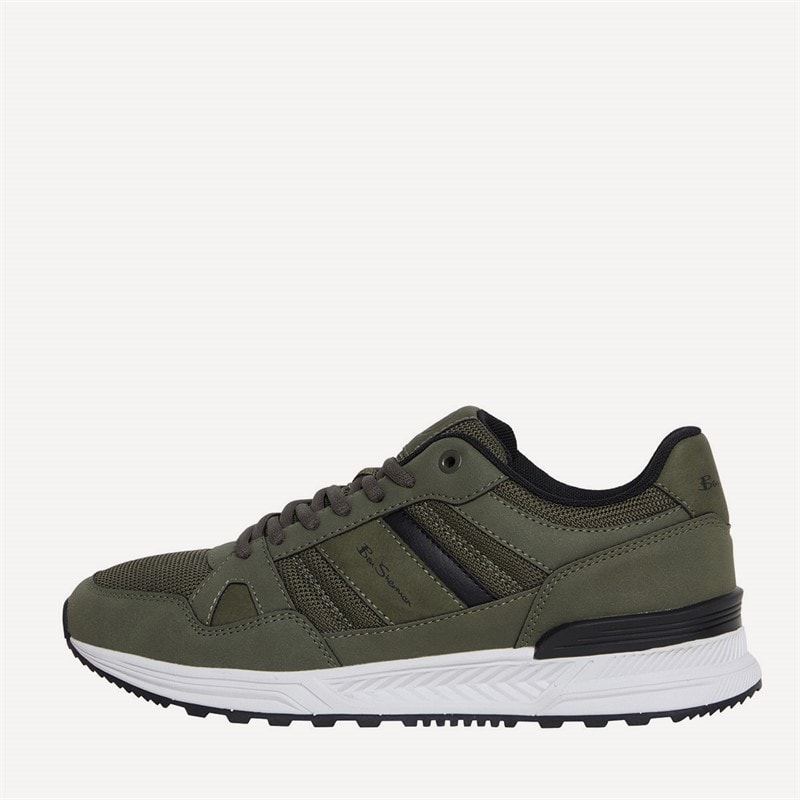 Ben Sherman Mænd Fowler Sneakers Khaki/Sort - Billede 1