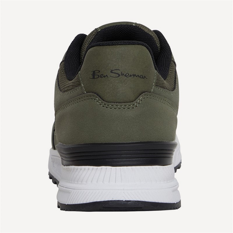 Ben Sherman Mænd Fowler Sneakers Khaki/Sort - Billede 3