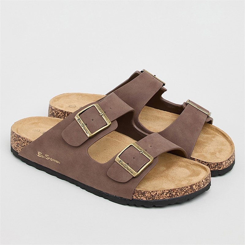 Ben Sherman Herre Tonic Sandaler Brun - Billede 2