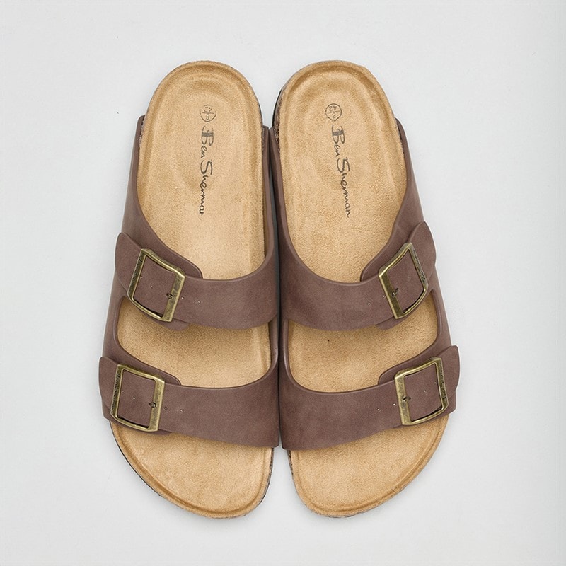 Ben Sherman Herre Tonic Sandaler Brun - Billede 3
