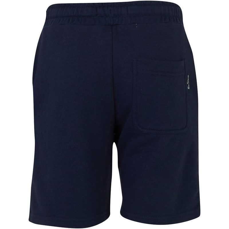 Ben Sherman Drenge script polo skjorte og shorts sæt Navy Blazer - Billede 3