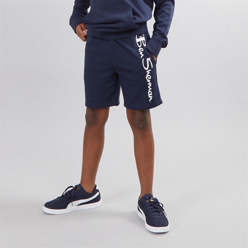 Ben Sherman Drenge Sig Shorts Blå - Billede 1
