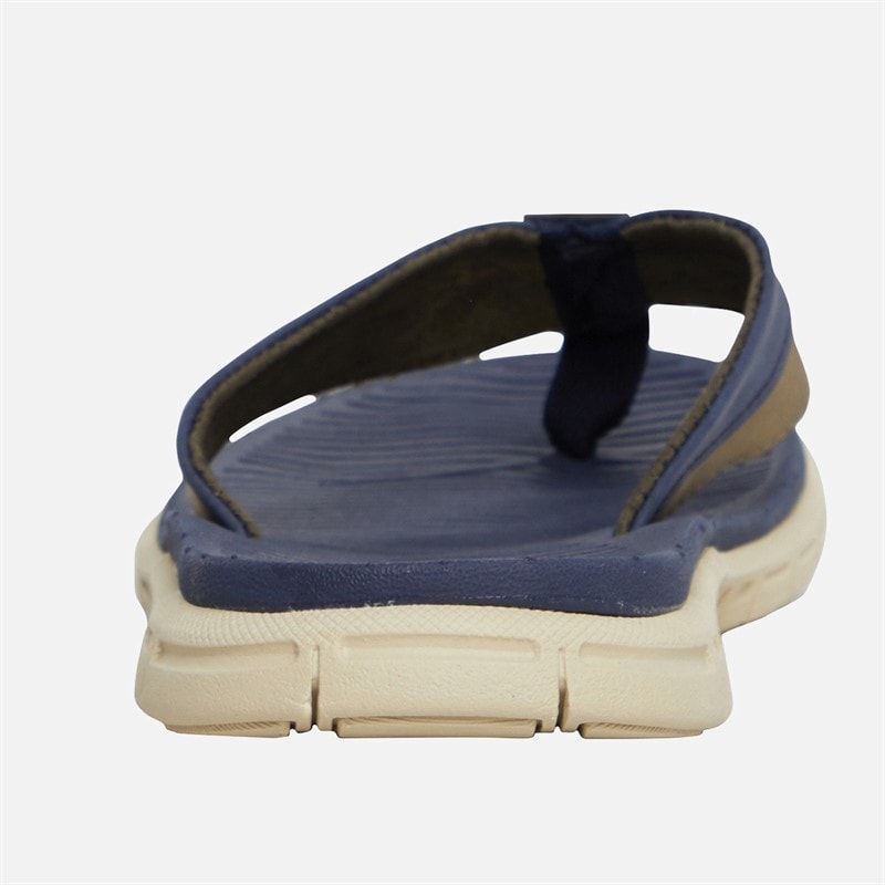 Ben Sherman Herre Surfside Klip-klapper Blå - Billede 4
