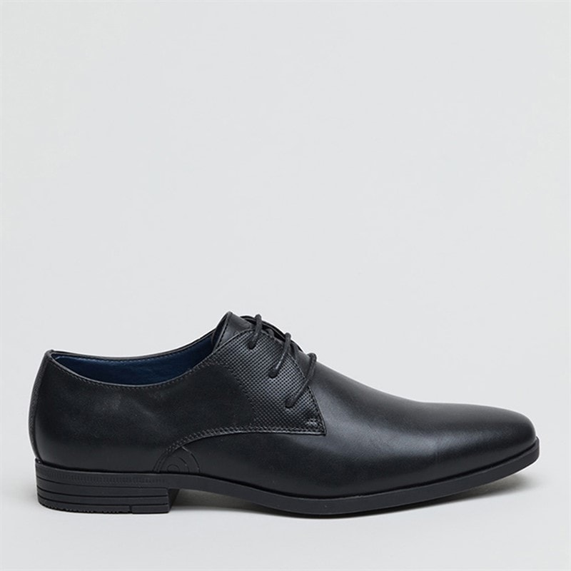 Ben Sherman Herre Derek Derby Sko Sort - Billede 1