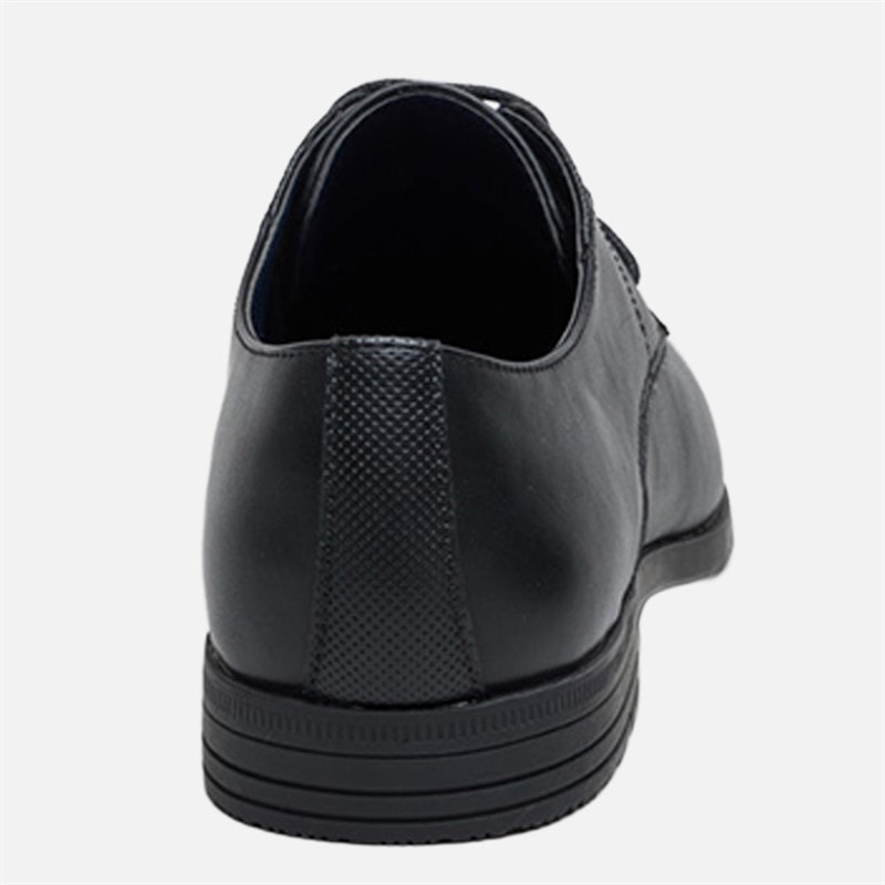 Ben Sherman Herre Derek Derby Sko Sort - Billede 4