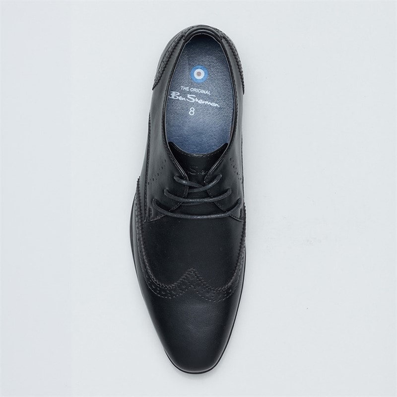 Ben Sherman Herre Clive Brogues Sort - Billede 3