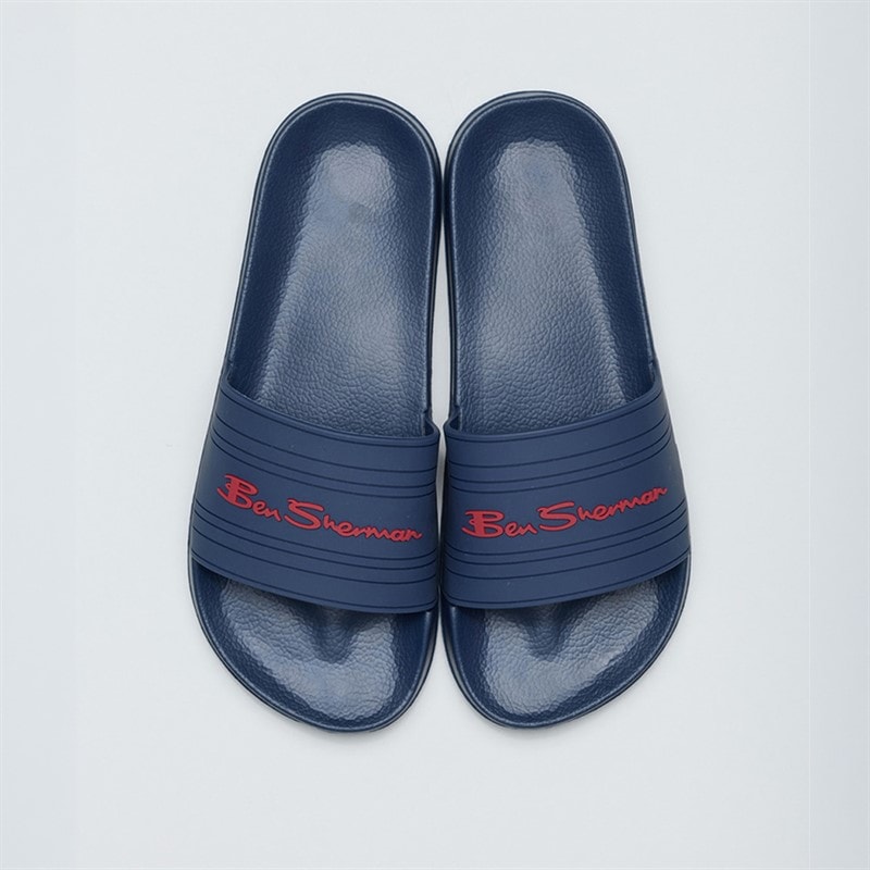 Ben Sherman Herre Southend Slider Blå - Billede 3