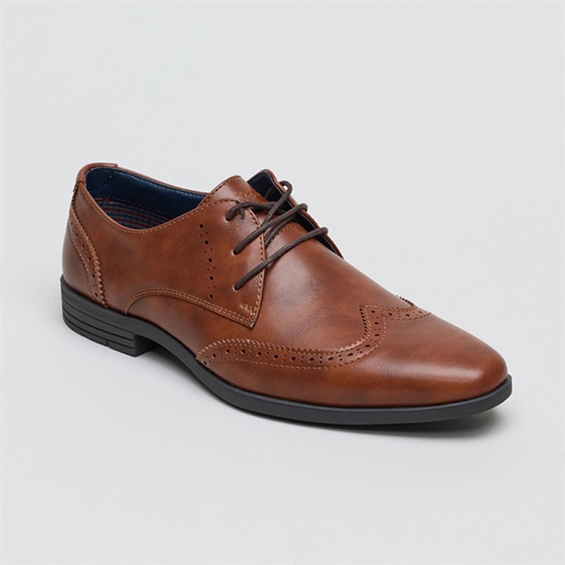 Ben Sherman Herre Clive Brogues Mørk gulbrun - Billede 2