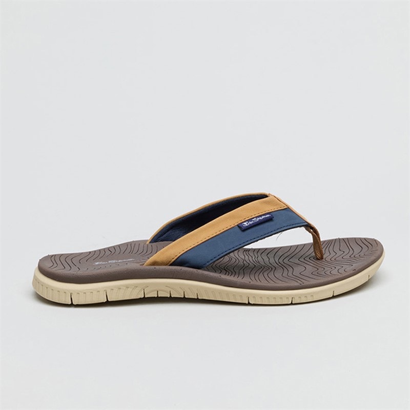 Ben Sherman Herre Surfside Klip-klapper Brun - Billede 2
