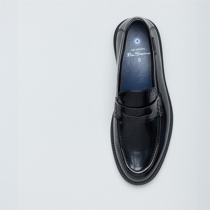 Ben Sherman Herre Chancery Hyttesko Sort - Billede 3